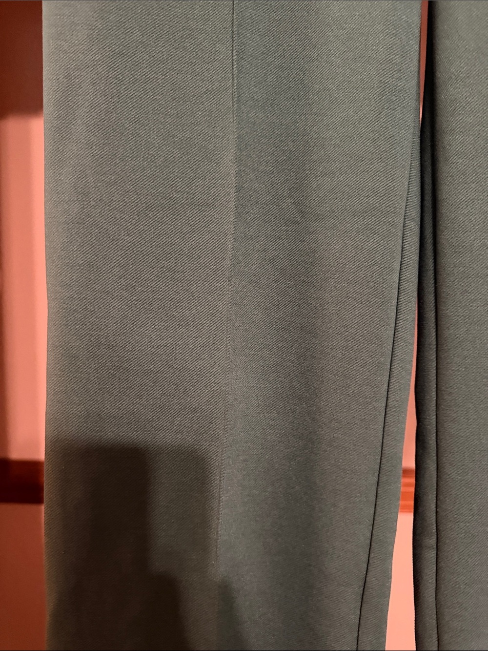 Talbots Teal Wide-Leg Pants & Mock-Neck Sleeveless Top - Picture 4 of 9
